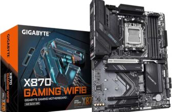 Used GIGABYTE X870 GAMING WIFI6 Motherboard – 822 phases VRM, up to 8000MHz DDR5 (OC), 1xPCIe 5.0, Wi-Fi 6, 2.5GbE LAN, USB 4
