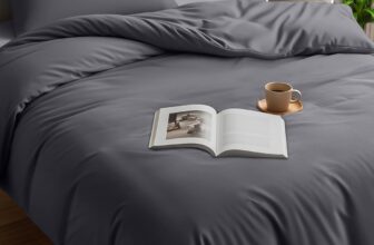 Utopia Bedding Single Duvet Cover Sets – Soft Microfibre Polyester Duvet Cover with Pillow case – Bedding Quilt Cover Set (Grey)