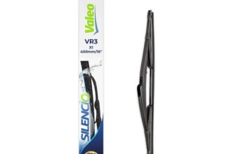 VALEO Silencio Wiper – VR3 – All-Seasons Durable, Resistant, Perfect Fit Conventional Wiper Blade 400mm – Rear