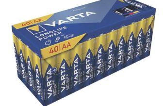 VARTA LONGLIFE POWER AA 1.5V ALKALINE BATTERIES 40 PACK – Free C&C