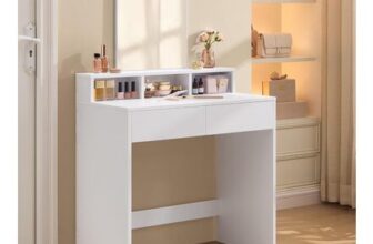 VASAGLE Dressing Table, Vanity Table