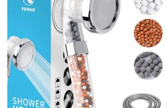 VEHHE Shower Head and Hose 1.5M Set – w/Voucher, Sold by VEHHE-ER / FBA