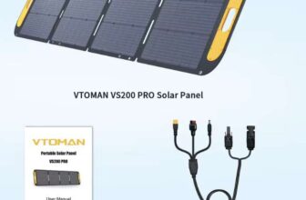 VTOMAN 48V 220W / 200W High Efficiency Solar Panel Kit with code. Sold by VTOMAN Power Station Store