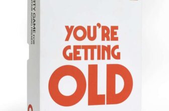 Vango Youre Getting Old A Party Card Game for Aging Millennials – 2 to 6 Players, Ages 14, White, Red, Orange