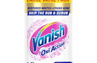 Vanish Gold Crystal White Stain Remover Powder, 1.5kg – £8.68 S&S