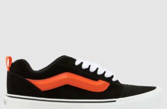 Vans Knu Skool in Black & Orange, Size 8-12