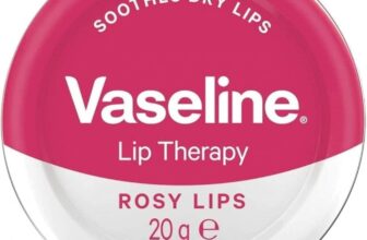 Vaseline Lip Therapy Rosy Lips Lip Balm Tin made with 3x purified petroleum jelly for dry lips 20 g