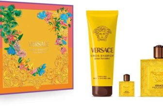 Versace Eros Energy Gift Set (Eau de parfum 100ml Mini EDP 5ml Shower gel 150ml) with code via APP (£48.24 website code HOTDEAL)