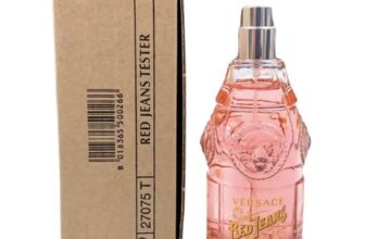 Versace Red Jeans Eau de Toilette Spray 75ml, New – for Her Tester NO LID