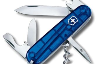 Victorinox Spartan Swiss Army Knife, Camping Pocket Knives, Medium, Multi Tool, 12 Functions
