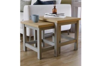 Vida Designs Arlington Nest of Tables Set of 2 Storage Living Room