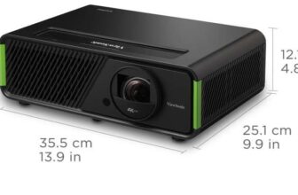 ViewSonic X2-4K UHD 4K HDR Smart Short Throw Projector for Home Cinema & Gaming – Designed for Xbox – Black