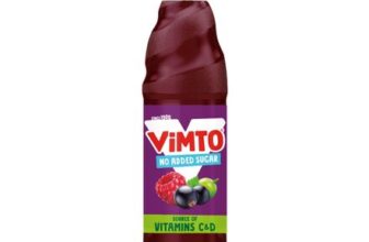 Vimto Real Fruit Squash No Added Sugar 1L Bottle