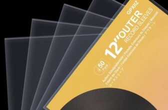 Vinyl Sleeves Outer 12 Inch 50x Crystal Clear Record Sleeves 3mm Thick Acid-Free & High-Density Polypropylene – Sold by Pollarix / FBA