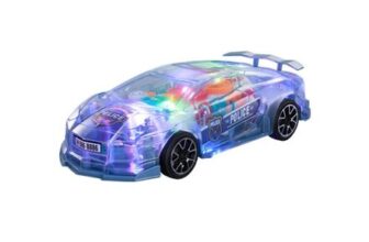 Visible Moving Gears Police Car Toy