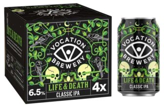 Vocation Brewery Life & Death Classic IPA 4 x 330ml x 2