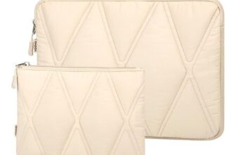 Voova Puffy Laptop Sleeve 15.6-16 Inch Apricot