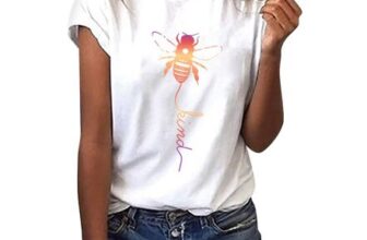 Voqeen Womens Bee Kind Short Sleeve T-Shirt