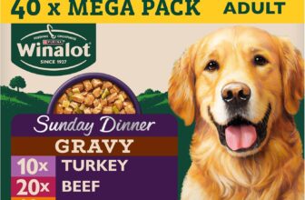 WINALOT Sunday Dinner Mixed in Gravy Wet Dog Food 40x100g