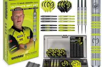 WINMAU – Professional Player – Michael Van Gerwen MvG Gift Set – 50 Piece Professional Darts Set – Sold & Shipped by WINMAU
