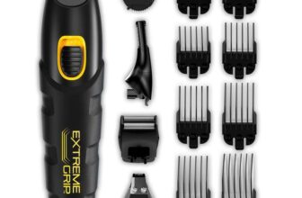 Wahl Extreme Grip 7 in 1 Multigroomer, Beard Trimmer for Men, Nose Hair Trimmer