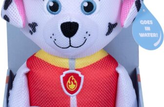 Wahu Aqua Pals: Paw Patrol – Marshall Waterproof Kids Plush Toy Perfect for Indoor and Outdoor Play Ages 2 Plus