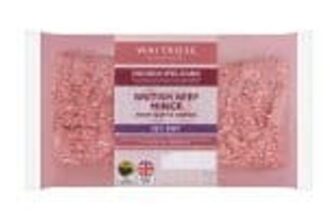 Waitrose British Native Breeds Beef Mince 15% 750g