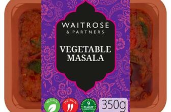Waitrose Indian Vegetable Masala Curry for 2 – 350g