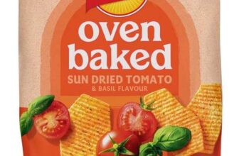 Walkers Oven Baked Crisps Tomato & Basil Snacks 150g – S&S £1.27