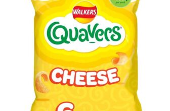 Walkers Quavers Cheese Multipack Snacks 6x16g
