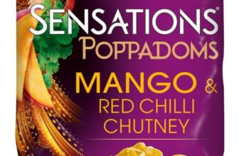 Walkers Sensations Mango & Chilli Chutney Sharing Poppadoms 82.5g