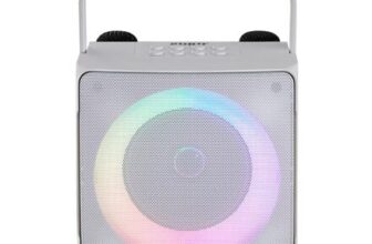 Warmiehomy Karaoke Machine with 2 Wireless Microphones Portable