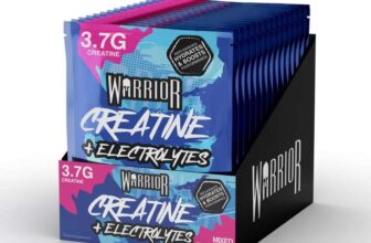 Warrior Creatine Plus Electrolytes Sachets, 3.7g Creatine Monohydrate with Electrolyte Blend for Hydration (S&S £8.90)