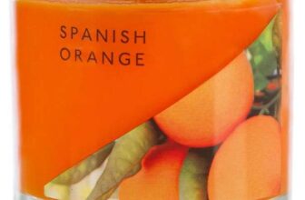 Wax Lyrical Small Scented Candle – Spanish Orange / Fresh Linen / English Lavender – 35 Hour Burn Time (£3.73 S&S)