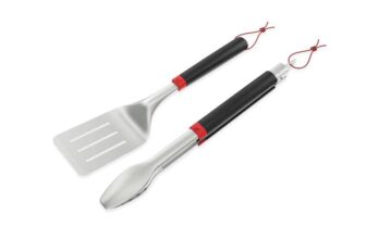Weber Grill Set, Consists of Grill Tongs & Turner, Comfortable Handle, Dishwasher Safe