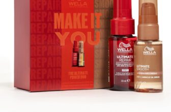 Wella Professionals Ultimate Repair x Smooth Duo Gift Set – Miracle Hair Rescue & Oil Serum – Repairing & Smoothening Hair Care Gift Set with Squalane, AHA & Omega-9 (30ml 30ml)
