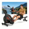Wenoker Rowing Machine Magnetic with APP Control, Foldable Indoor Rower