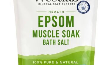 Westlab Epsom Salts 1kg – Soothe and Relax Muscles to Improve MSK Health & Comfort by Reducing Stiffness and Aching. Sports Recovery – Improved Performance.