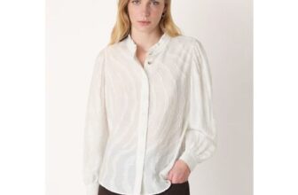 Whistles Online Only Animal Print Textured Shirt