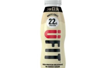 White Chocolate 22g Protein Milkshake – 12x310ml – BBE 28/3/27