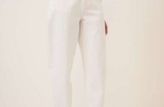 White Putney Barrel Leg Jeans, sizes 4 – 18