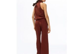Wide Crinkled Trousers