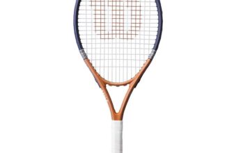 Wilson Roland-Garros 2026 Elite Tennis Racket, Navy/Orange, Grip 3
