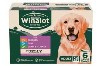 Winalot WINALOT Classics Mixed in Jelly with Cod Wet Dog Food 6x400g