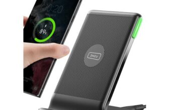 Wireless Charger Stand, 15W Fast Charging Dock