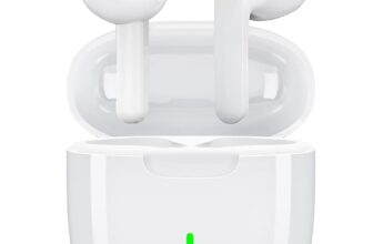 Wireless Earbuds, Bluetooth 5.3 Headphones In Ear with ENC Noise Cancelling Deep Bass Mic, 50H Bluetooth Earphones, Ear Buds Bluetooth Headphones IP7 Waterproof Touch Control for iPhone/Android/IOS