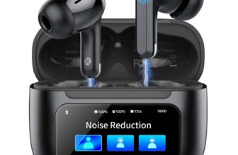 Wireless Earbuds, Bluetooth 5.4 Ear Buds with ANC/ENC Noise Cancelling,5 EQ Modes, 50H Bluetooth Earphones – Sold by Selorr Direct / FBA