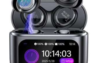 Wireless Sleep Earbuds with Smart Touch Screen, Bluetooth 5.4 Headphones In Ear with ENC Noise Cancelling Mic – Sold by YuYalan02 FBA