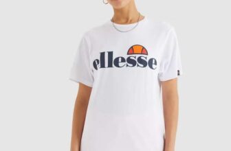Womens Albany T-Shirt White/Black