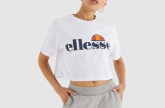 Womens Alberta Cropped Tee White (black also available) – Size 8-22